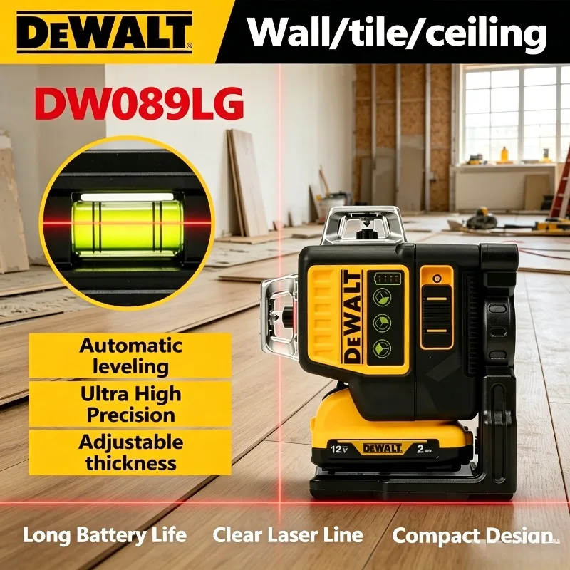 Level Laser Line - Dewalt DW089LG Laser Level Degree Vertical