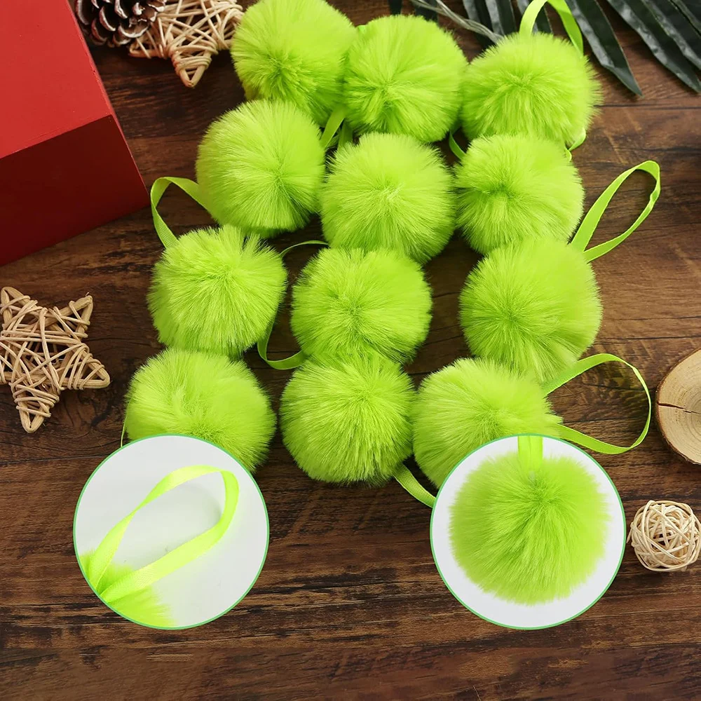 Home Improvement News - 12/24Pcs Christmas Decoration 6cm Plush Christmas