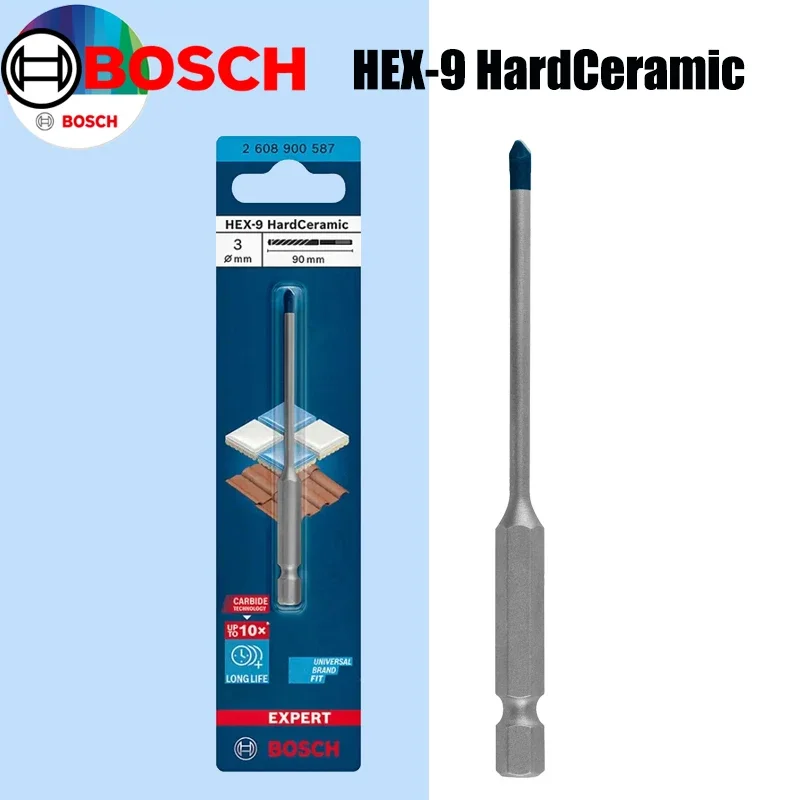 Drill Bit Set - BOSCH Hex-9 Hard Ceramic Drill Bits