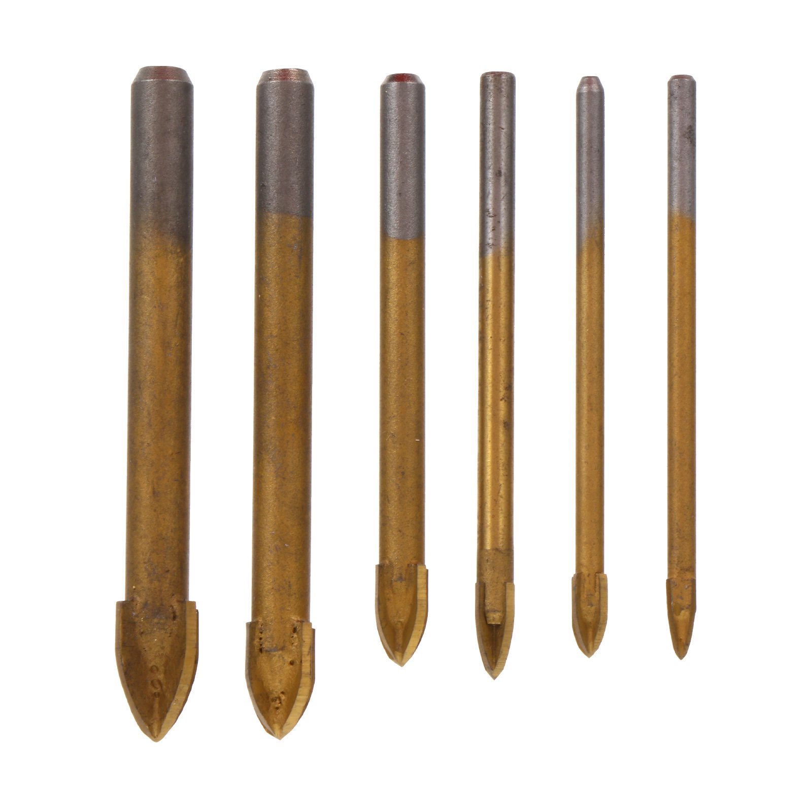Drill Bit Set - 1Set Cross Spear Head Tile Drill