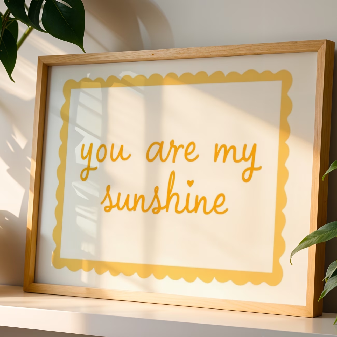 Home Improvement Trends - Modern You Are My Sunshine Quote