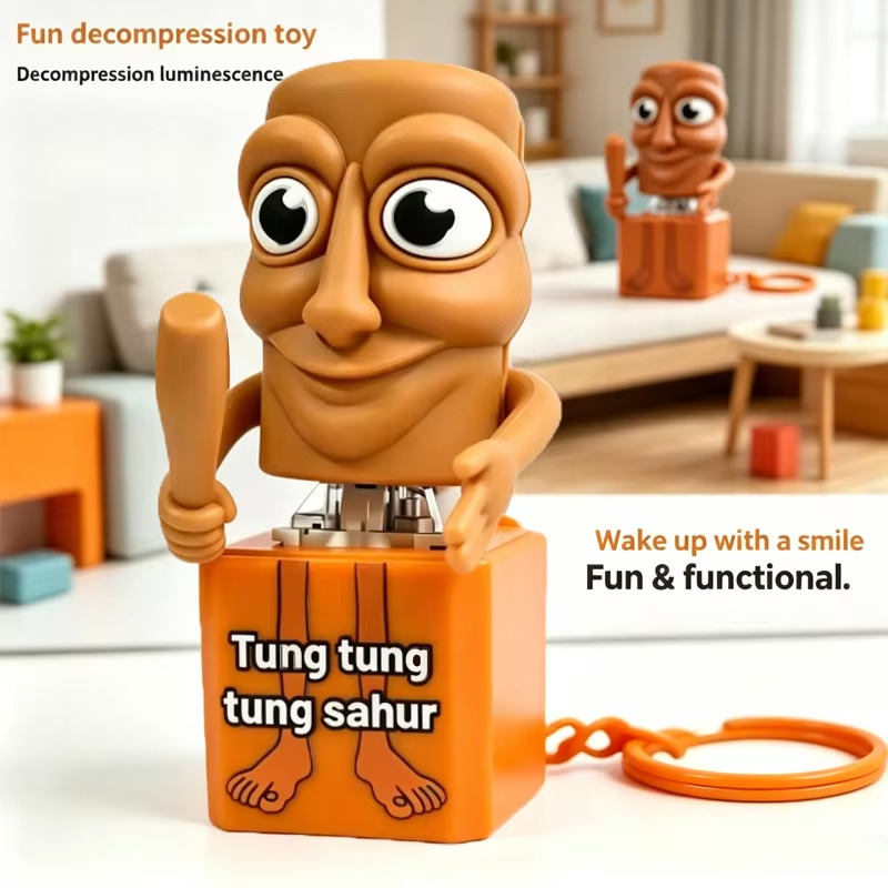 Home Improvement Trends - New Tung Tung Tung Sahur Keychain