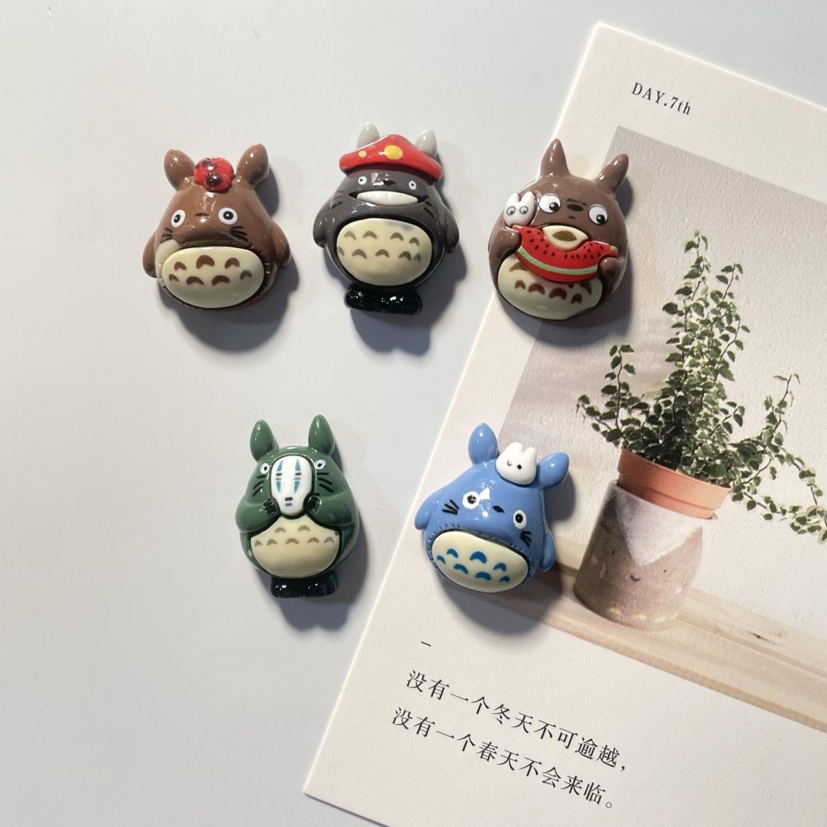 Home Improvement Trends - Totoro Anime Resin Fridge Magnet Cute