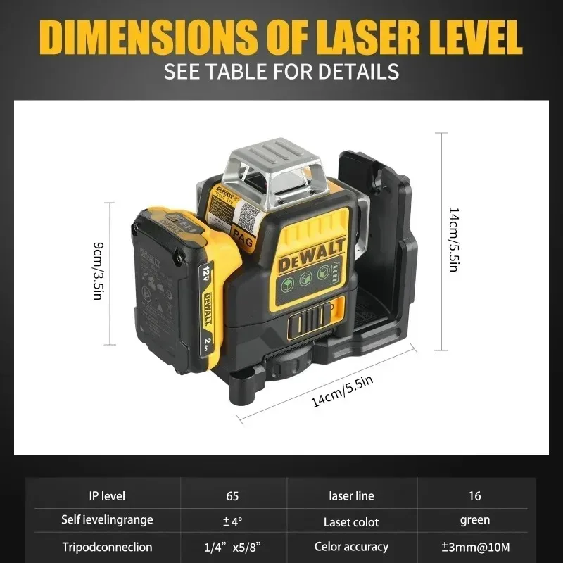 Dewalt DW089LG Laser Level Deg - Level Laser Line ulasan dan harga