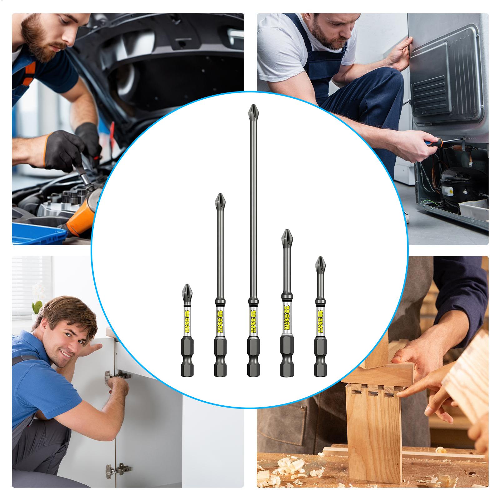 Drill Screwdriver Bit Set 5-Pi - Drill Bit Set ulasan dan harga