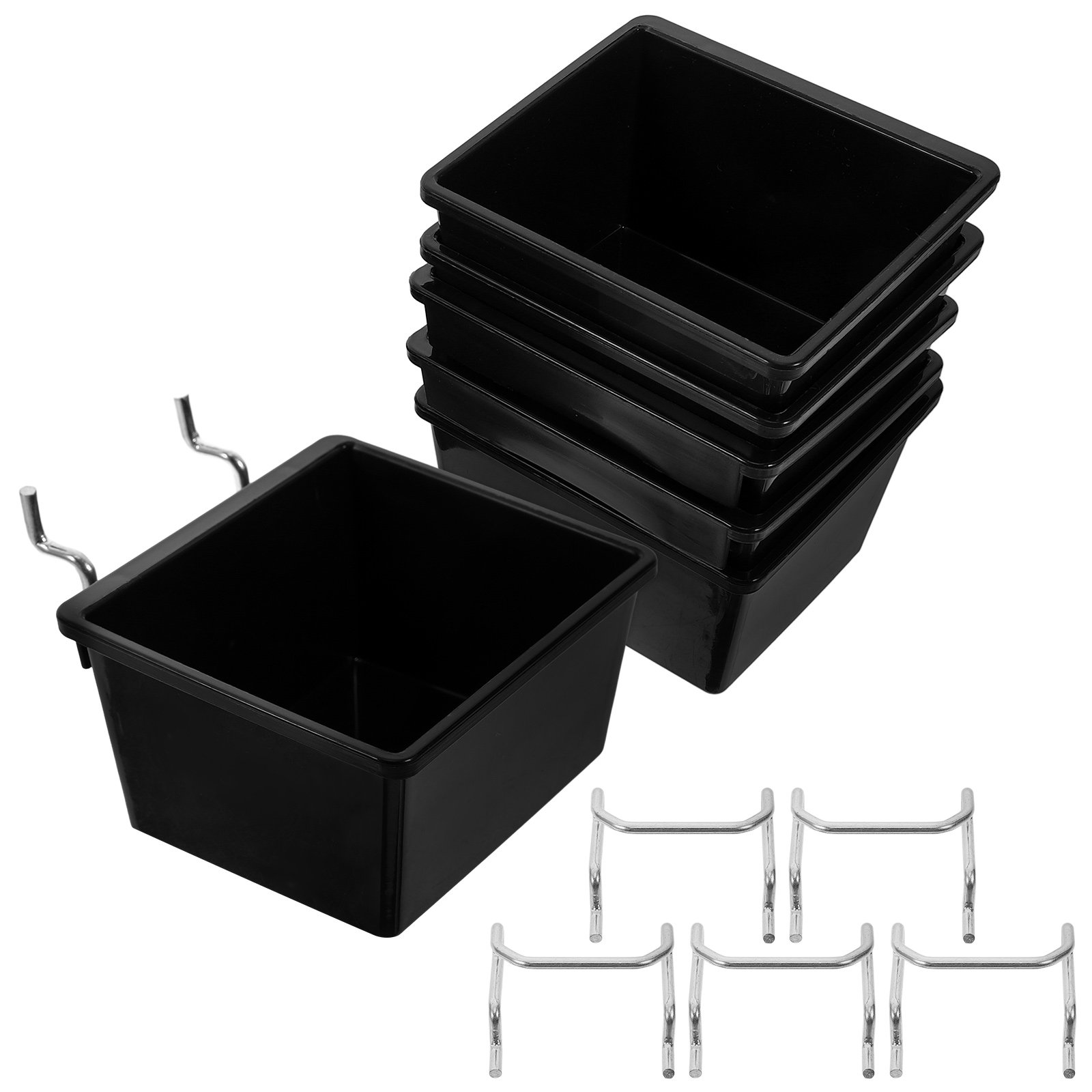 6Sets Pegboard Bins Plastic St - Home Improvement Binford Tools ulasan dan harga
