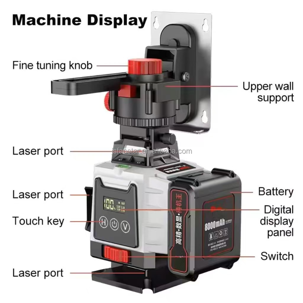 ATVNew Digital 16 Lines Green  - Level Laser Line ulasan dan harga