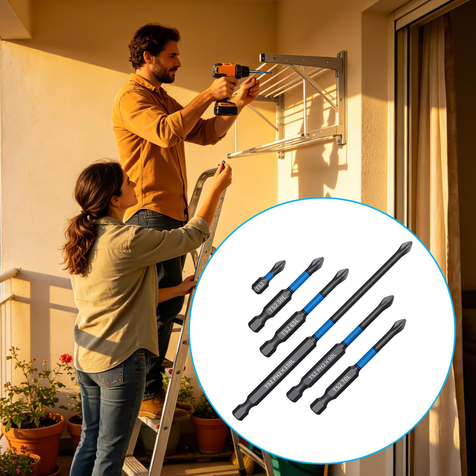 Drill Screwdriver Bit Set 6-Pi - Drill Bit Set ulasan dan harga
