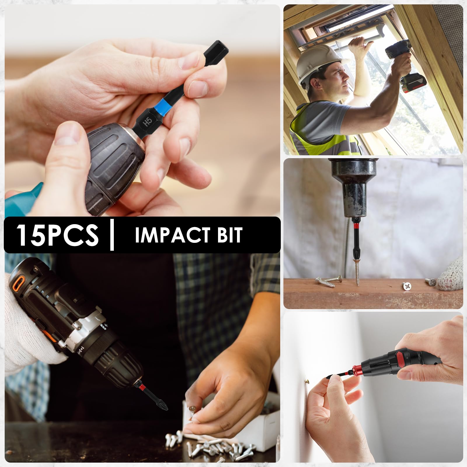 Rafford 15PCS Impact Ready Mag - Drill Bit Set ulasan dan harga