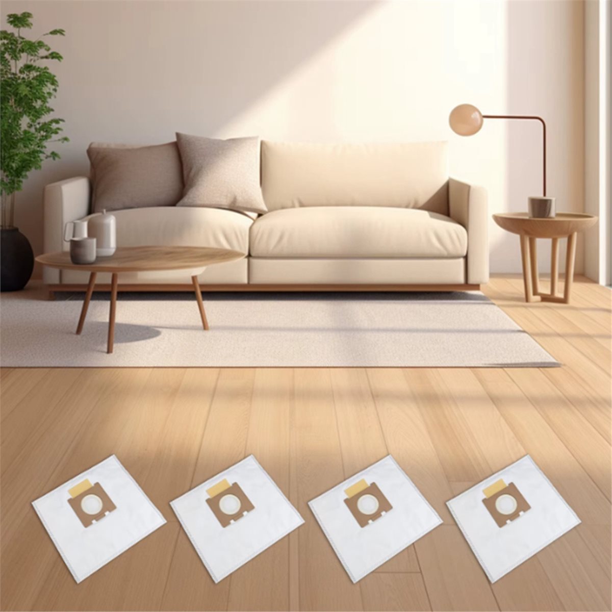 (ABJZ) 4Pcs Dust Bag for HOOVE - Home Improvement Materials ulasan dan harga