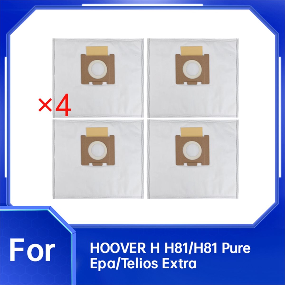 (ABJZ) 4Pcs Dust Bag for HOOVE - Home Improvement Materials ulasan dan harga