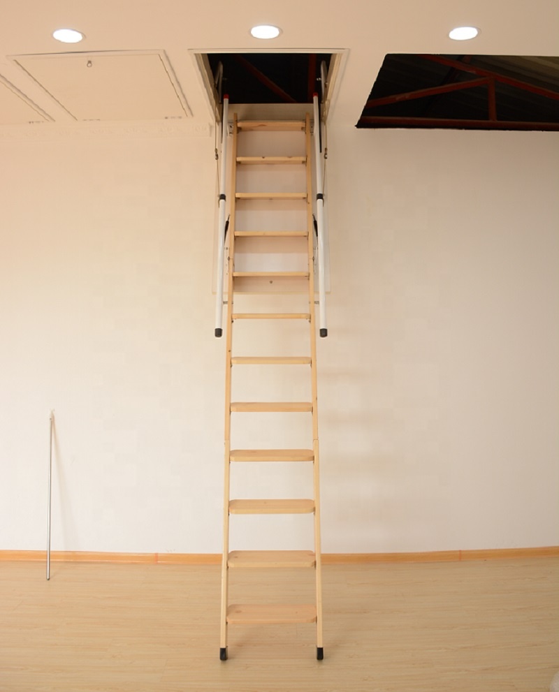 Wooden Folding Retractable Lof - Home Improvement Materials ulasan dan harga