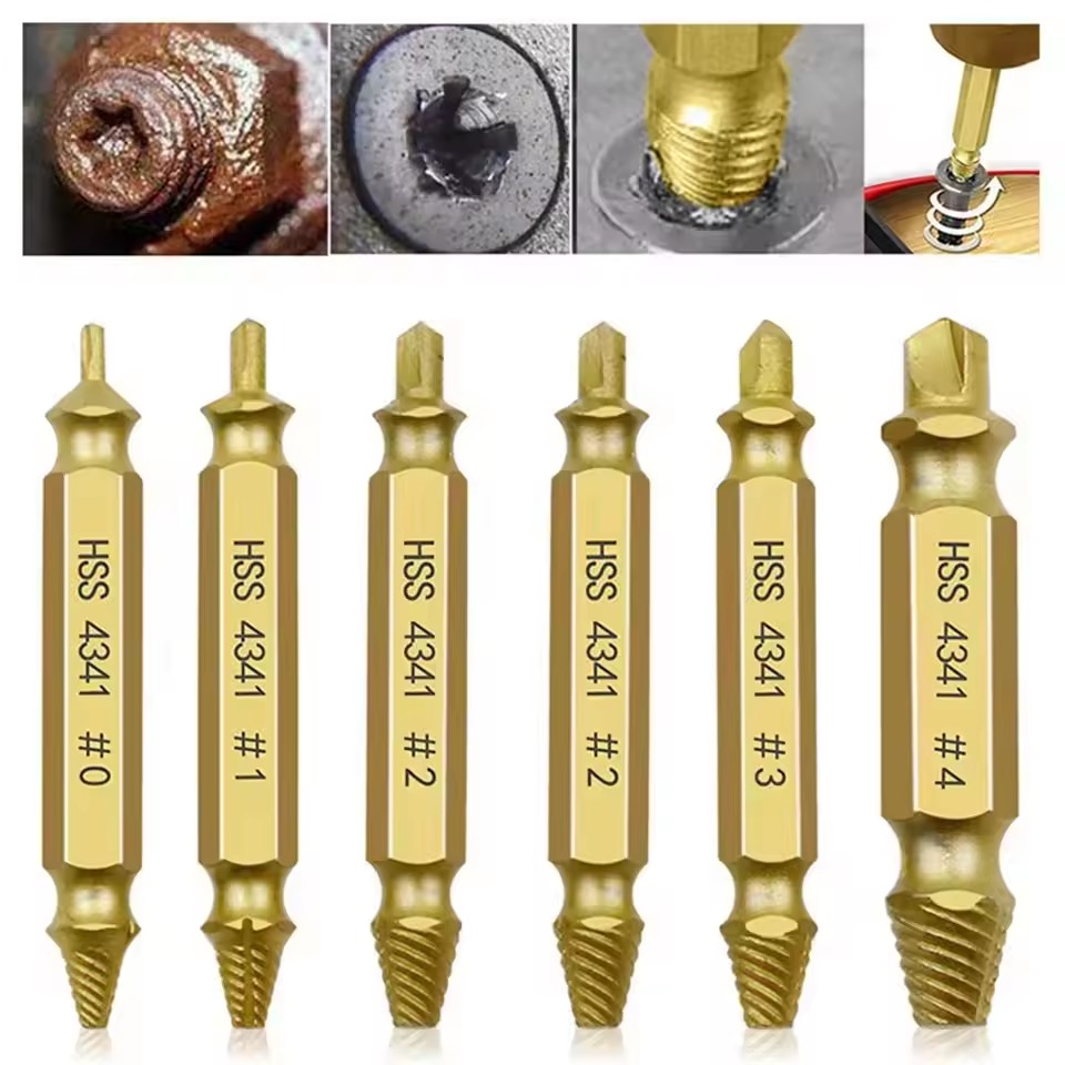 Damaged Broken Screw Extractor - Drill Bit Set ulasan dan harga