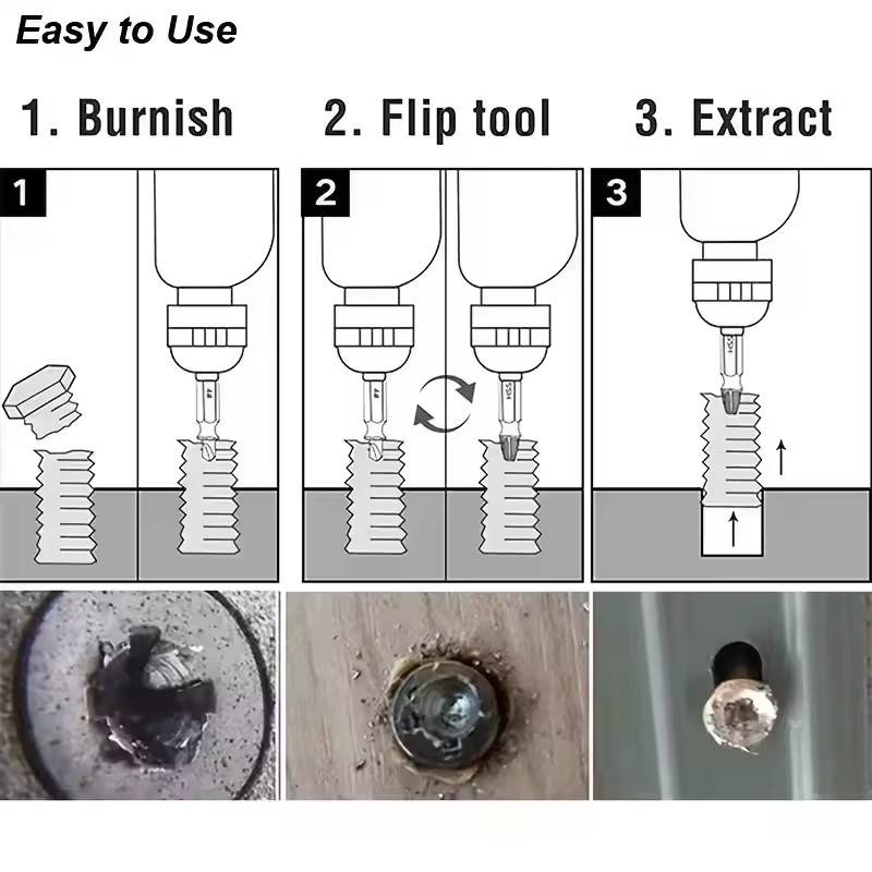 Damaged Broken Screw Extractor - Drill Bit Set ulasan dan harga