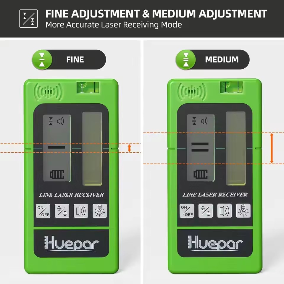 Huepar Laser Receiver LR-5RG f - Level Laser Line ulasan dan harga